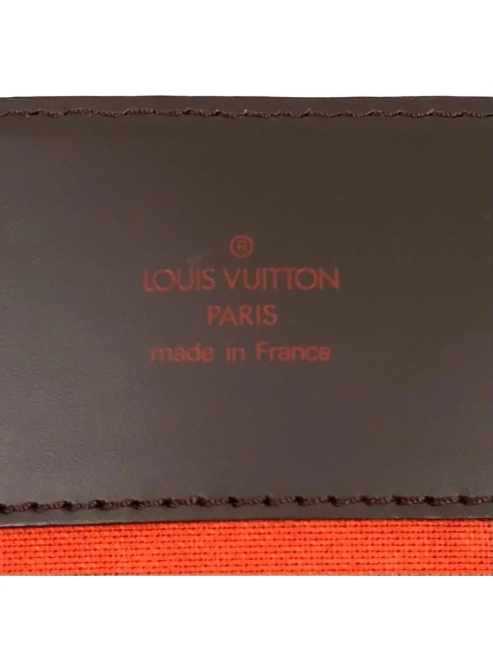 Louis Vuitton Broadway Damier Ebene Leather Brown Shoulder Bag Gold